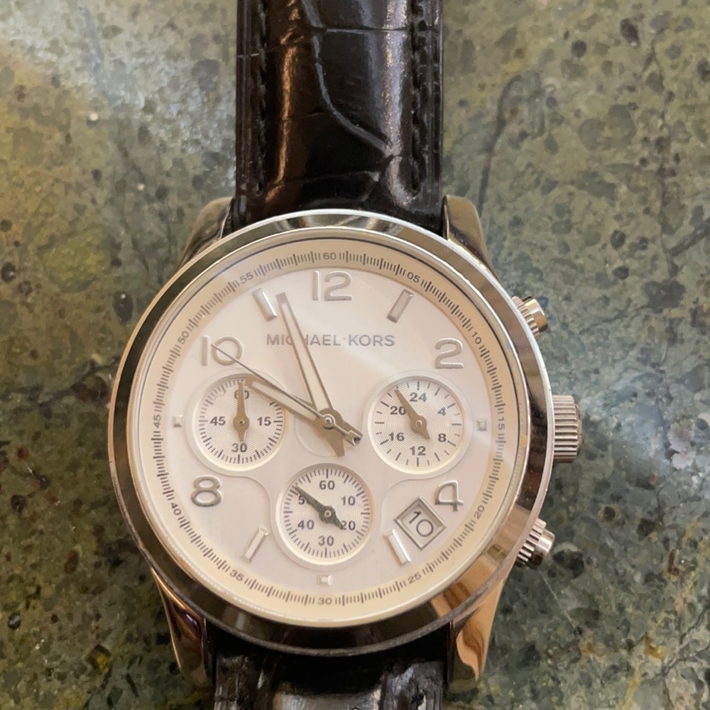 Black michael kors watch
